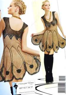 CROCHET PATTERNS Bohemian Dress Top Magazine Duplet 122  