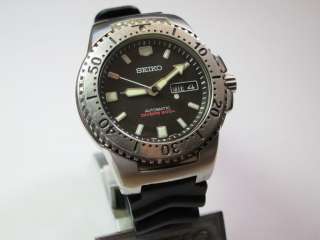 VINTAGE AUTO SEIKO SKXA49K 200m DIVERS 7S26 01X0 BLACK KNIGHT 