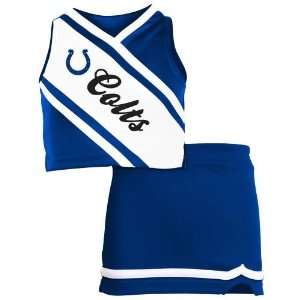 Academy Sports Reebok Girls Indianapolis Colts 2 Piece Cheerleader Set 