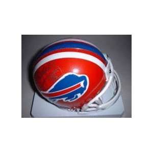Jim Kelly Autographed Buffalo Bills Riddell Mini Helmet with HOF 02 