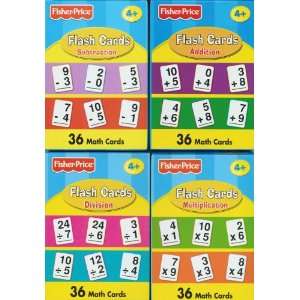 Addition Subtraction Multiplication and Division Flash Cards (36 in 