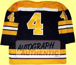 Autographed Bobby Orr Boston Bruins Jersey (black)  