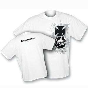    Throttle Threads Duncauf T Shirt   Medium/White Automotive