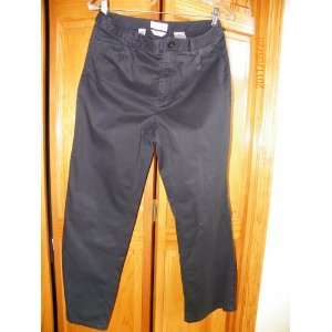    Talbet Black Petites stretch pants size 12P 