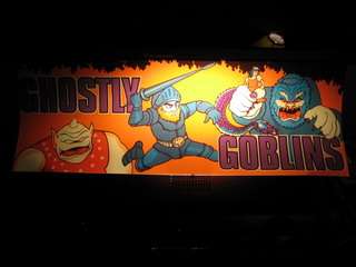 Ghosts n Goblins bootleg Arcade Marquee / Header  