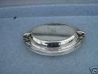 Vintage Wallace Silverplate Covered Serving Dish EPNS Monogrammed