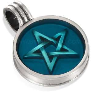  Pentagram Bico Pendant   Light Blue