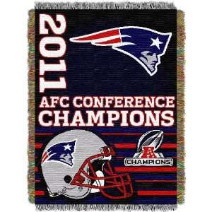  New England Patriots 2011 AFC Championship Woven Tapestry 