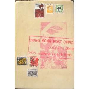 Hong Kong Post Office, Original Mixed Media Artwork, Home Decor 