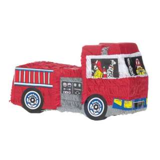 Birthday Party Supplies Fire Engine Party Pinata  