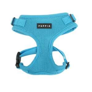 Authentic Puppia RiteFit Harness with Adjustable Neck, Sky Blue, Extra 