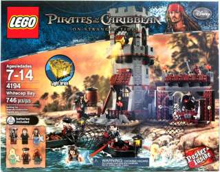 LEGO Pirates of the Caribbean Whitecap Bay Lighthouse 4194 w/ 6 