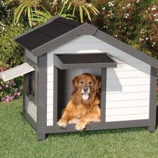   House   Brown Rustic Lodge, Medium, for pets up to 50 Pound Pet