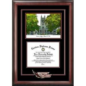 Boston College Eagles Spirit Diploma Frame with Campus Image  