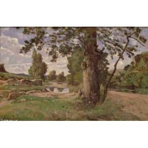 FRAMED oil paintings   Henri Joseph Harpignies   24 x 16 inches   The 
