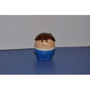   Boy Brown Hair with Blue Pants   Playskool Doll Toy Figure Everything