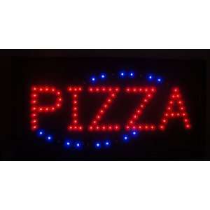  PIZZA Motion neon led Business Sign. On/off switch and a 