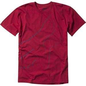  Fox Racing Drop in T Shirt   Small/Red Automotive