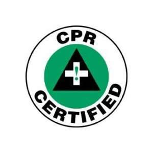  Labels CPR CERTIFIED 2 1/4 Adhesive Vinyl