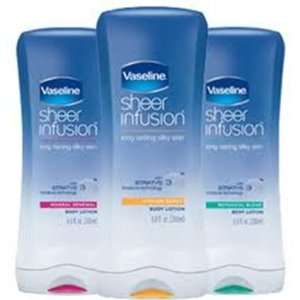  Vaseline Sheer Infusion Body Lotion 6.8 oz (Multi pack of 