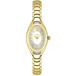 Timex Womens Goldtone Diamond Watch  