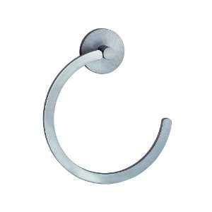   Loft 6 1/2 Towel Ring in Brushed Chrome from the Loft Collection