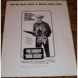   Losers Original Movie Press Book Billy Jack / Tom Laughlin Books