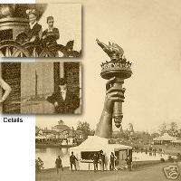 Statue of Liberty torch Philadelphia PA 1876 larg photo  