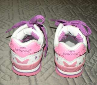 NEW BALANCE ABBY CADABBY 574 SIZE 5 TODDLER GIRLS PINK TENNIS SHOES 