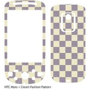  Cream Fashion Pattern Design Protective Skin for HTC Hero 