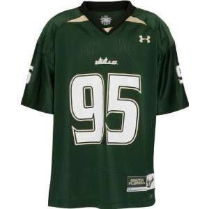 South Florida Bulls  No. 95  Youth Green Under Armour Performance 