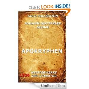 Apokryphen (Kommentierte Gold Collection) (German Edition) Johann 