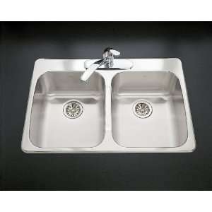  Kindred QCM2233R8N3 Kindred Drop In sink 3 Hole