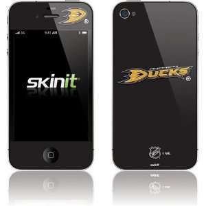  Anaheim Ducks Solid Background skin for Apple iPhone 4 
