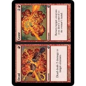  Dead / Gone Playset of 4 (Magic the Gathering  Planar 