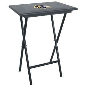  Imperial Baltimore Ravens Tv Trays   Set Of 4 With Storage 