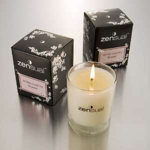  Zensual Candle   White Cosmo Flower