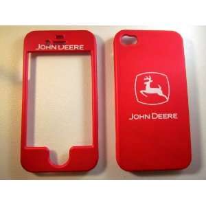  John Deere Pink iPhone 4 4G 4S Faceplate Case Cover Snap 