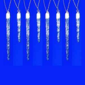   20 Icicle Lights with 20 Warm White LED Bulbs, Includes 2 Light Sets