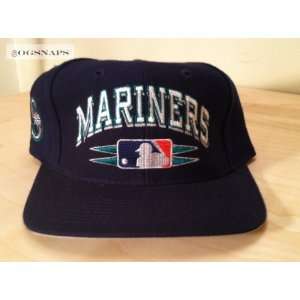  Seattle Mariners Vintage Blue Spike Snapback Hat 