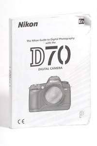 Nikon D70 Genuine Instruction Book in English  