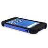   S2 T989 T Mobile DUAL LAYER HARD&SOFT RUBBER CASE BLUE HYBRID  