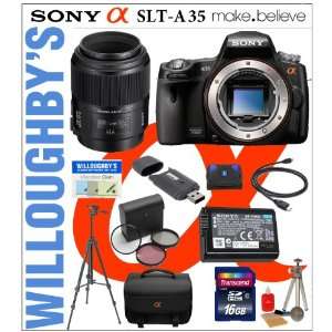  Sony Alpha SLT A35 16 MP APS C CMOS Digital SLR Camera Body + Sony 