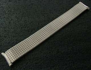   20mm Bulova SlimLine Stainless Steel 1970s Vintage Watch Band  