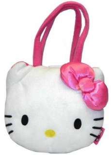 Hello Kitty Plush Head Hand Bag / Bag  Big Bow Face  