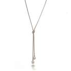 Pearl Lariat Necklace  