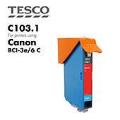   with printers using Canon BCI 3/6 Cyan Printer Ink Cartridges