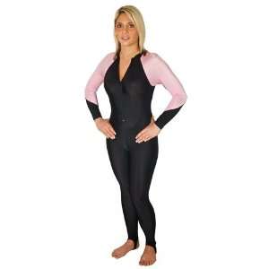 Storm Pink and Black Lycra Dive Skin for Scuba Diving, Snorkeling and 
