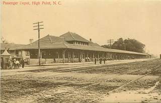 NC HIGH POINT PASSENGER DEPOT RAILROAD EARLY R20417  