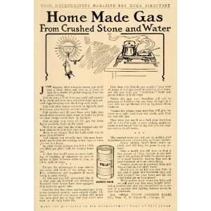  1910 Ad Gas Union Carbide Chicago Illinois Kettle Stone 